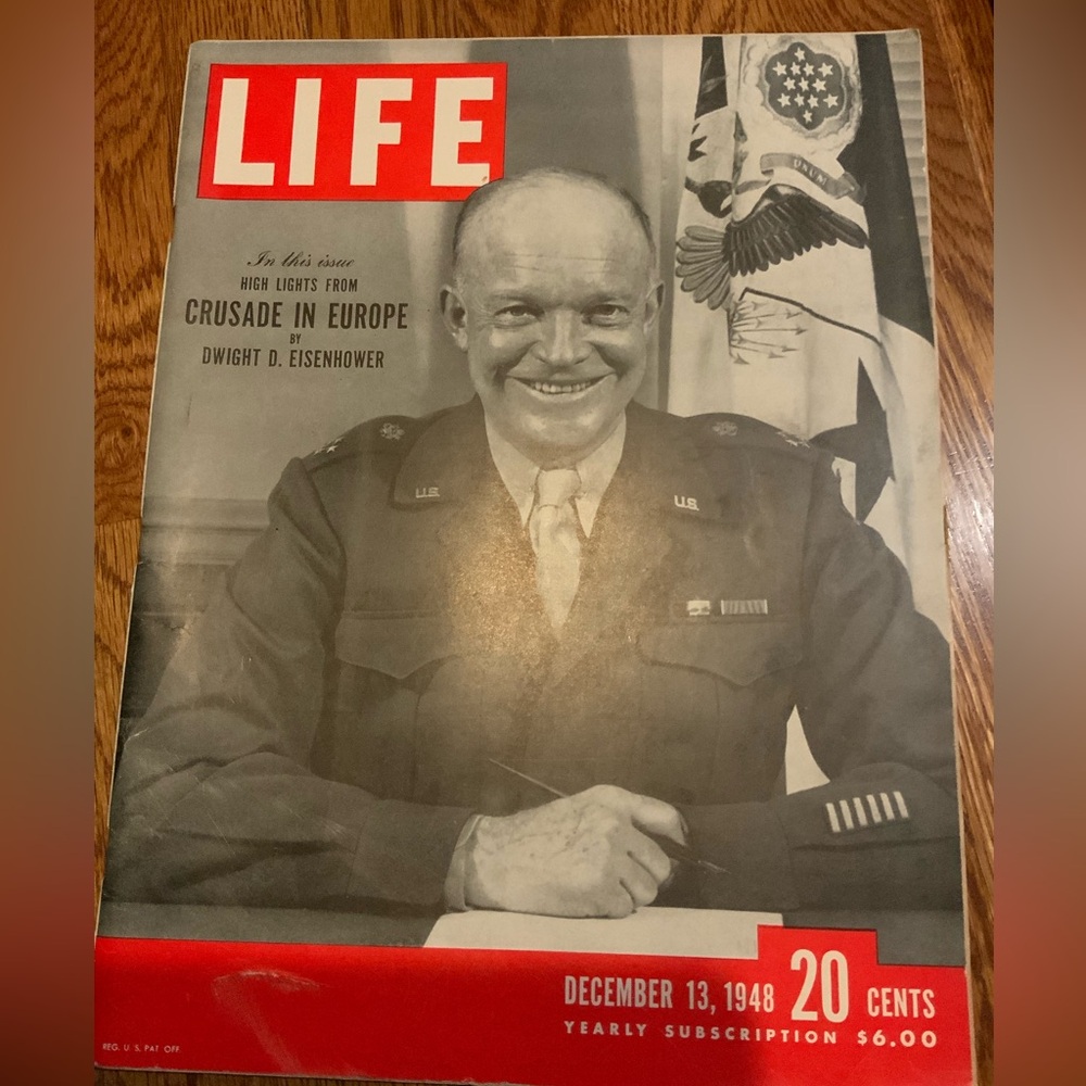 Vintage LIFE Magazine December 1948 Dwight D Eisenhower